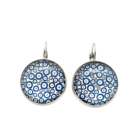 EARRINGS SILVER WITH EYES1